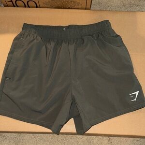 Gymshark Men's Dark Gray Athletic Training Shorts
